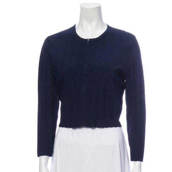 Narciso Rodriguez Knit Cardigan Sz 46 - Picture 7 of 10